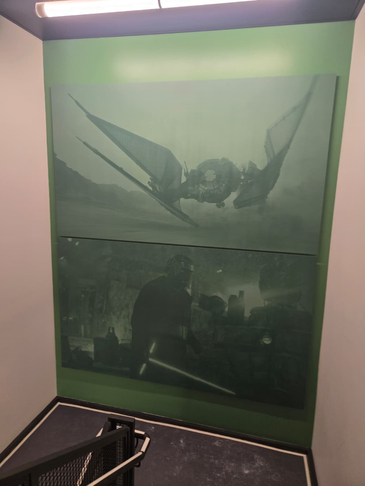 Large-format commercial wall panel installation